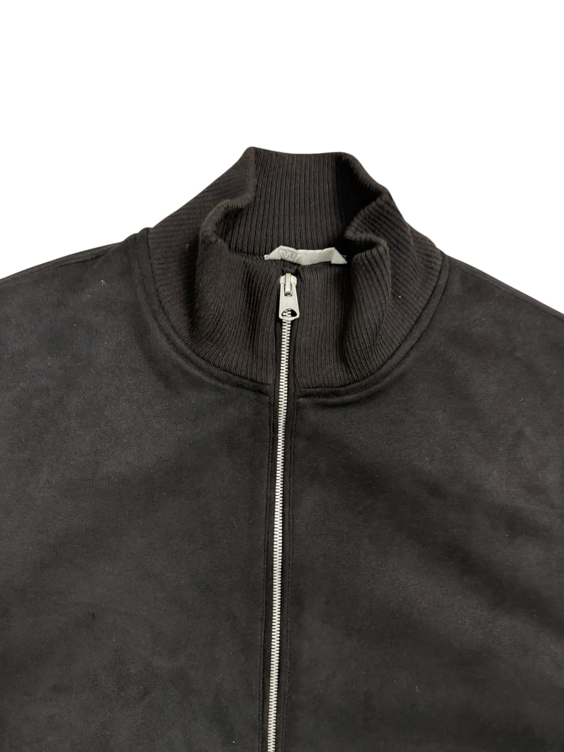 ZARA 자라 스웨이드 봄버 자켓 블랙 상품이미지4