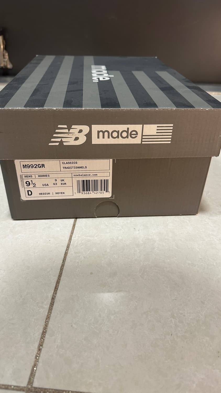 [275] 뉴발란스 992 그레이 구형(M992GR) 상품이미지9