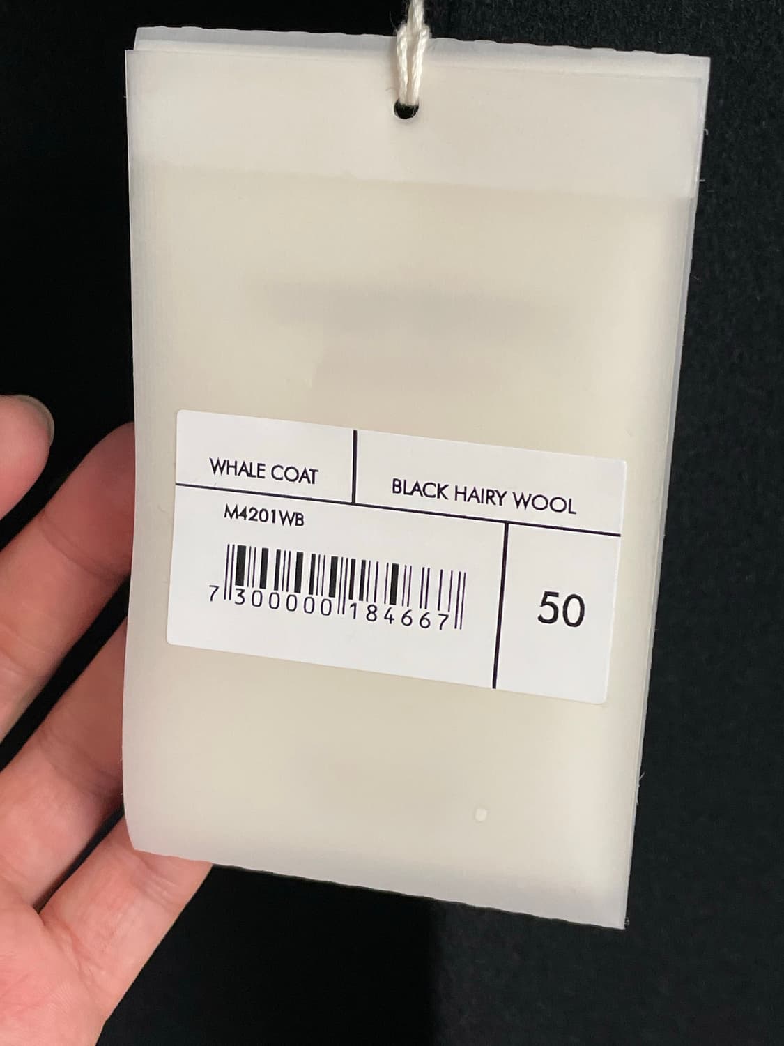 (50) 아워레가시 웨일코트 블랙 새제품 상품이미지2