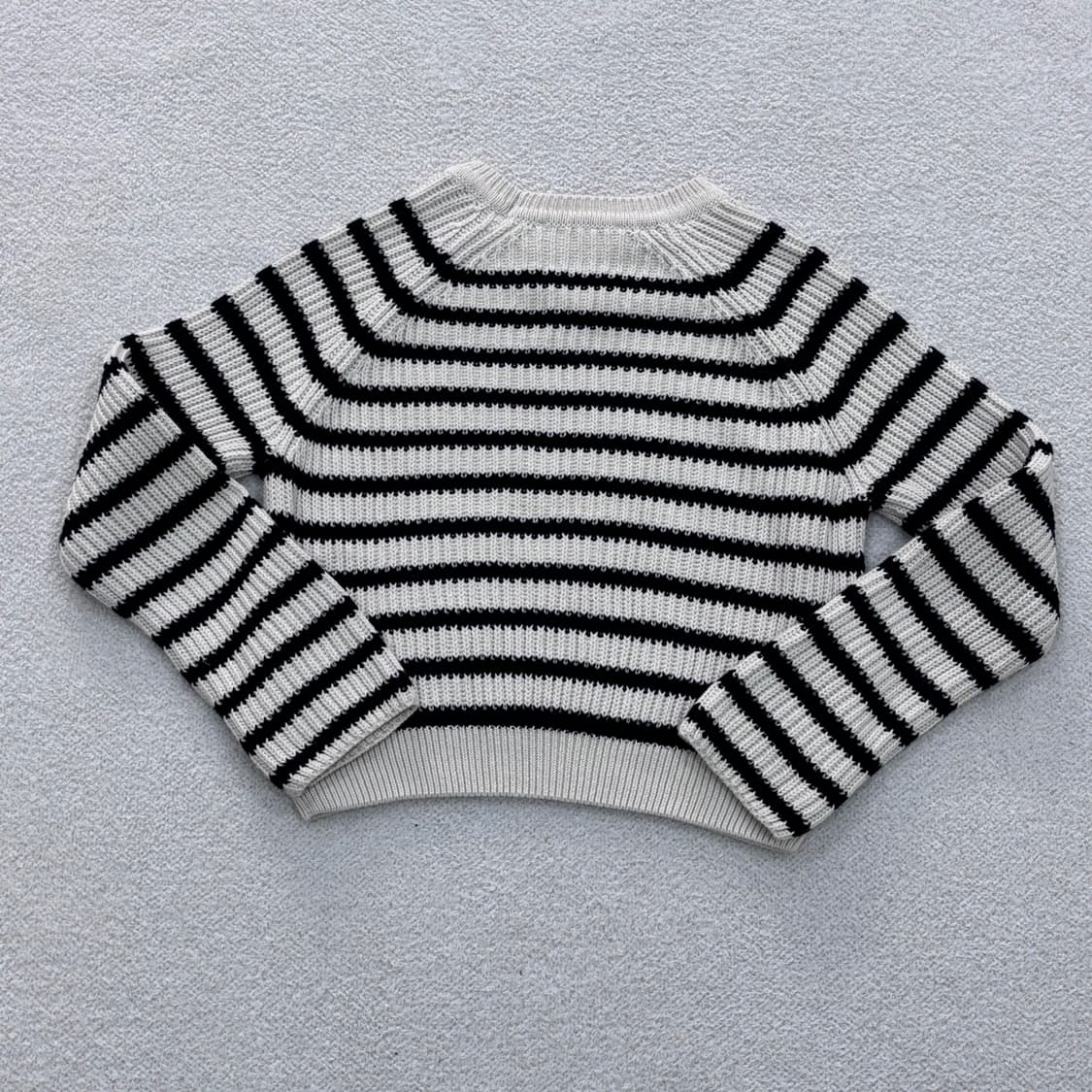 M 자라 스트라이프 크루넥 스웨터 0319E 상품이미지2