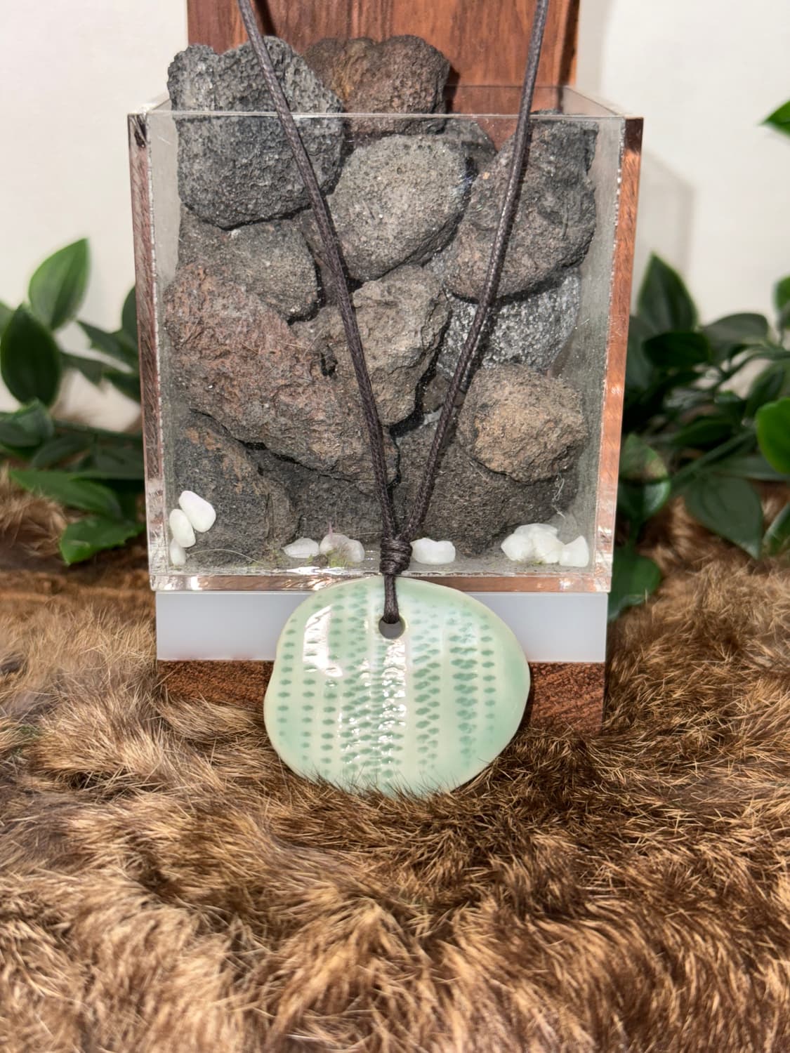 Mint oriental ceramic necklace  상품이미지2