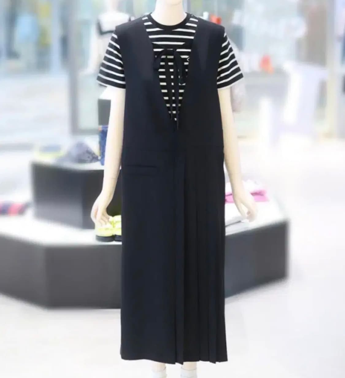 럭키슈에뜨 플리츠 롱 원피스 36 사이즈 상품이미지1