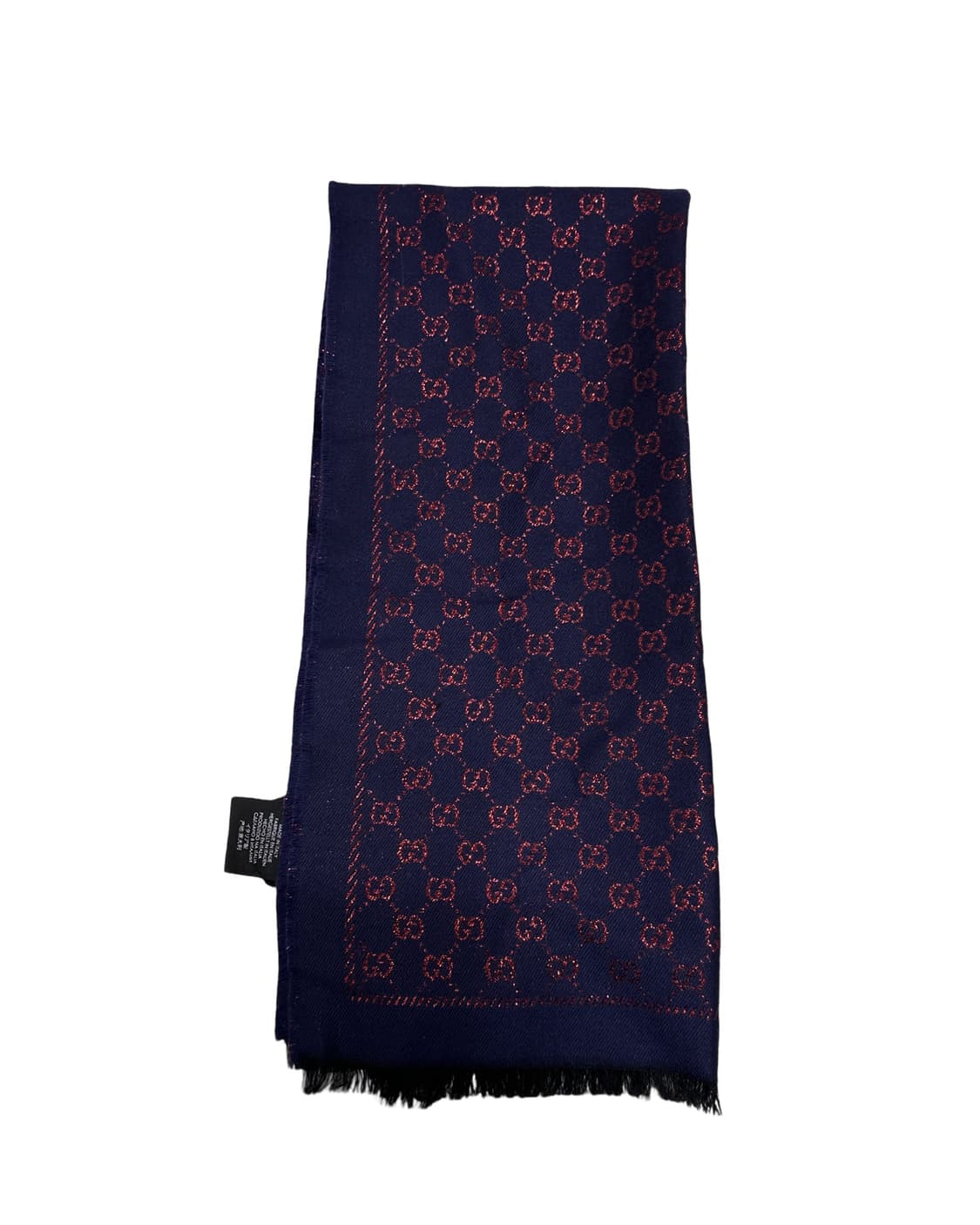 구찌 메탈릭 GG 울 머플러 상품이미지1