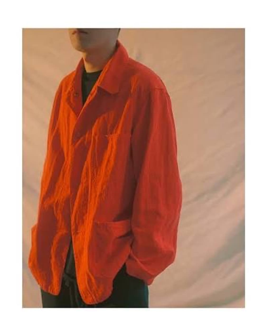 캡틴선샤인 커버올 워크자켓 (다홍, L, 새상품) 상품이미지10