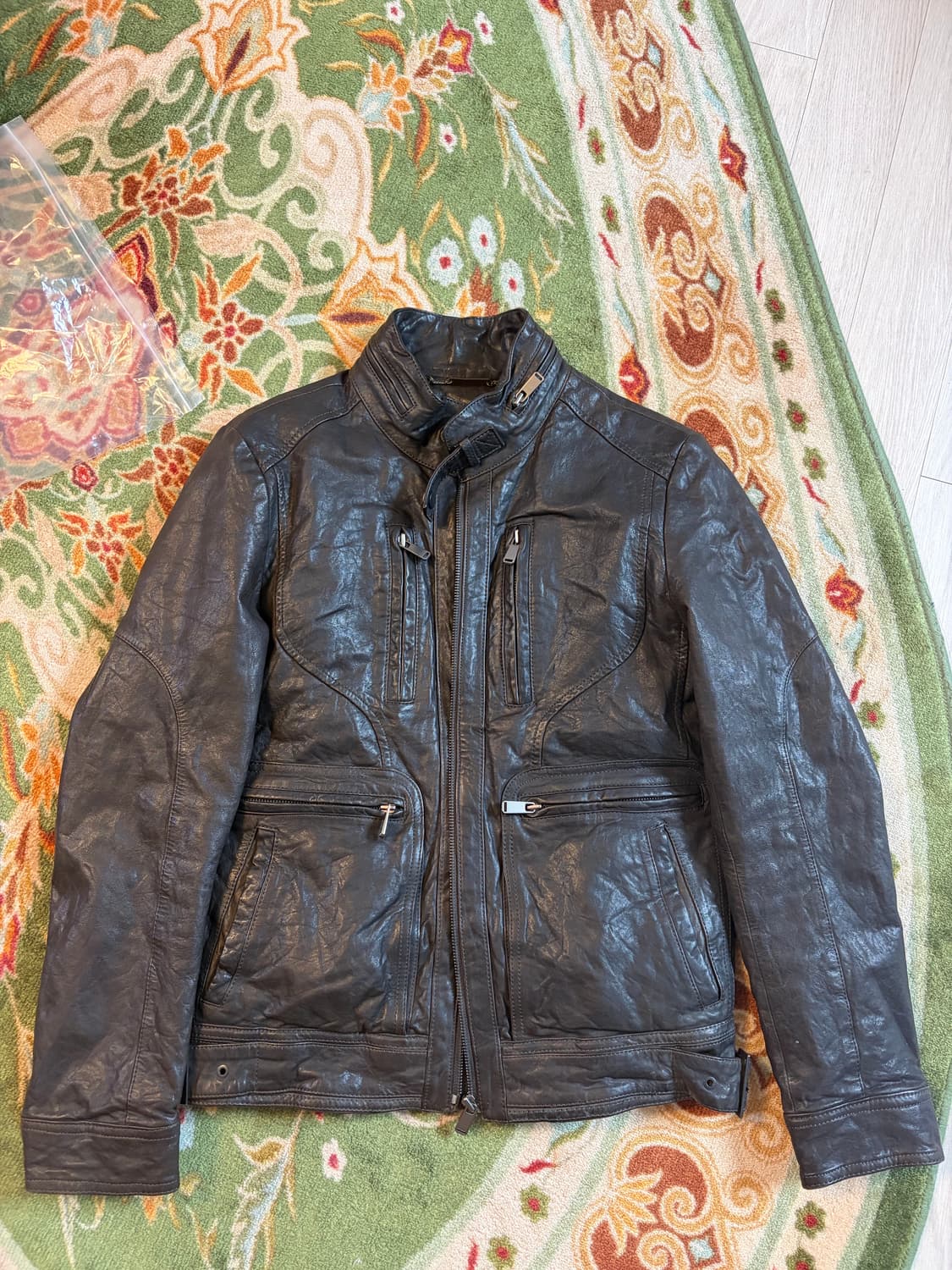 지오지아 가죽자켓 상품이미지1