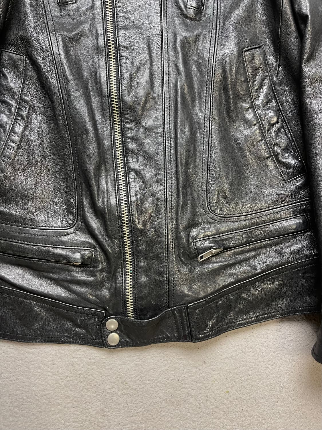 [105] 양가죽자켓 -라이더자켓-100-105 slim jacket 상품이미지10