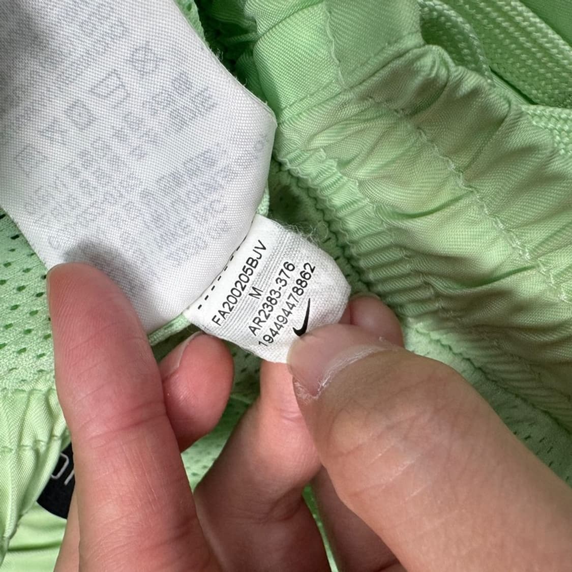 NIKE NSW 우븐 라인드 프로우 쇼츠 베이퍼 그린 M 상품이미지5
