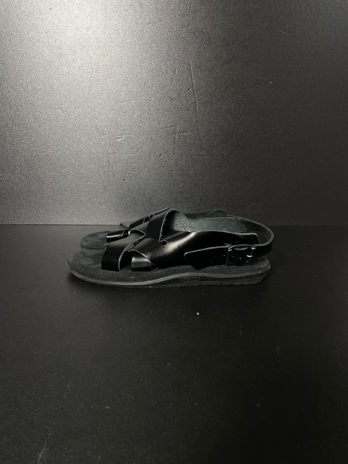 [255] 아일랜드 슬리퍼 백 스트랩 가죽 샌들 상품이미지2