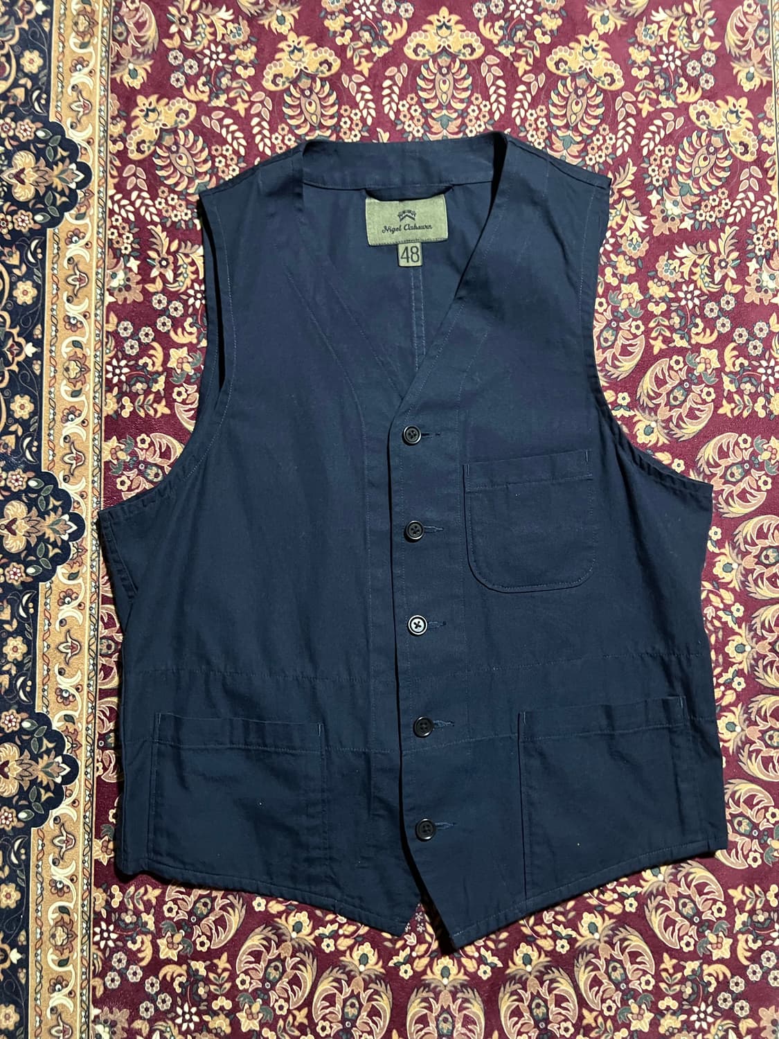 나이젤 카본 네이비 3피스 셋업 상품이미지3