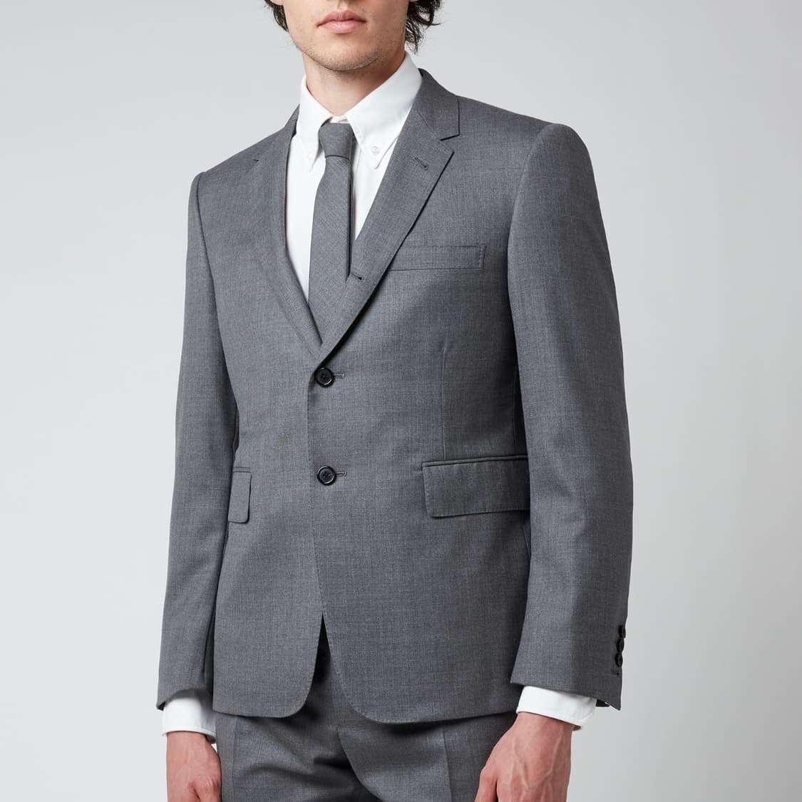[S+급/4] 톰브라운 울 트윌 클래식 수트 정장 그레이 상품이미지8