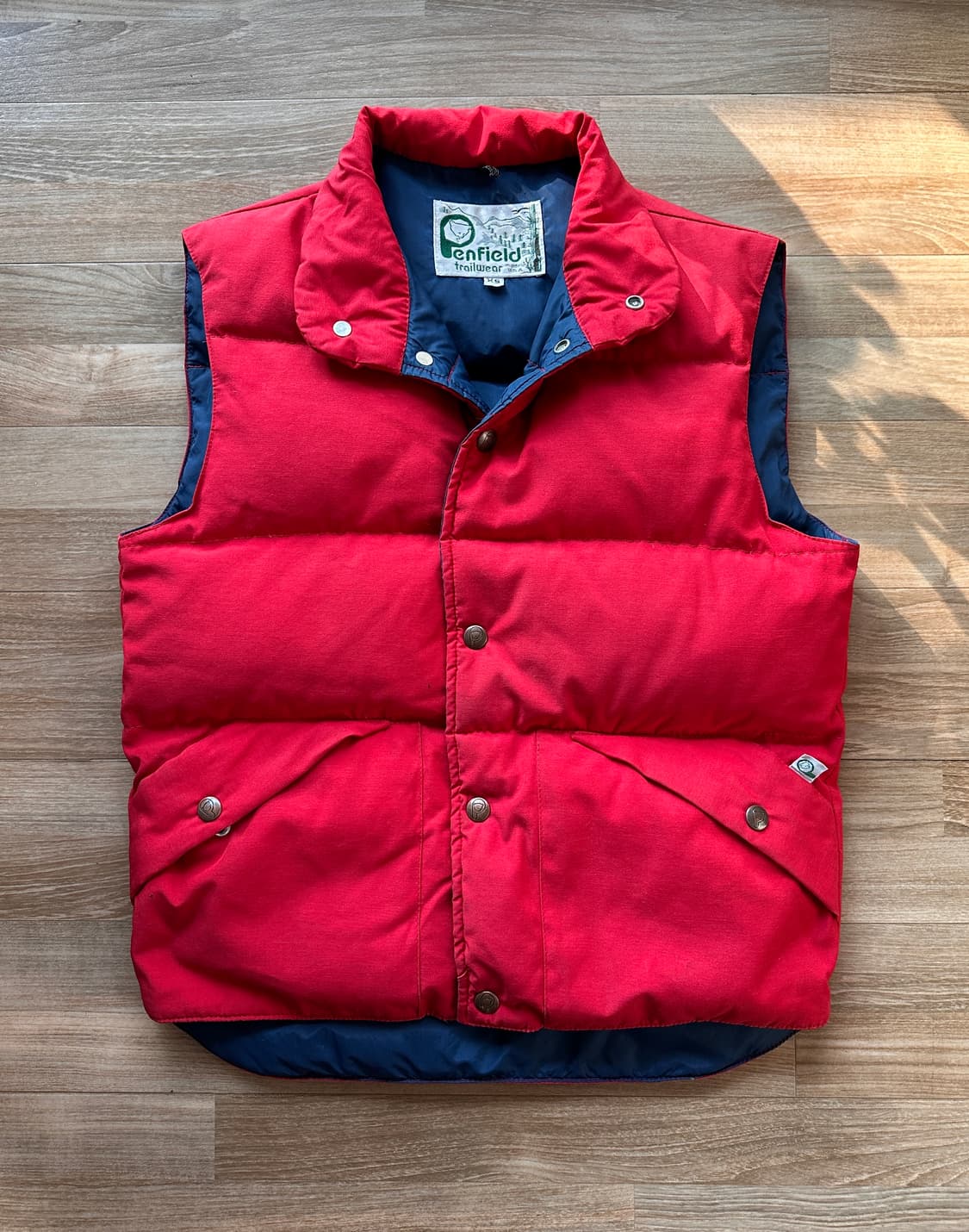 80s 팬필드 다운 푸퍼 베스트 made in usa 상품이미지1