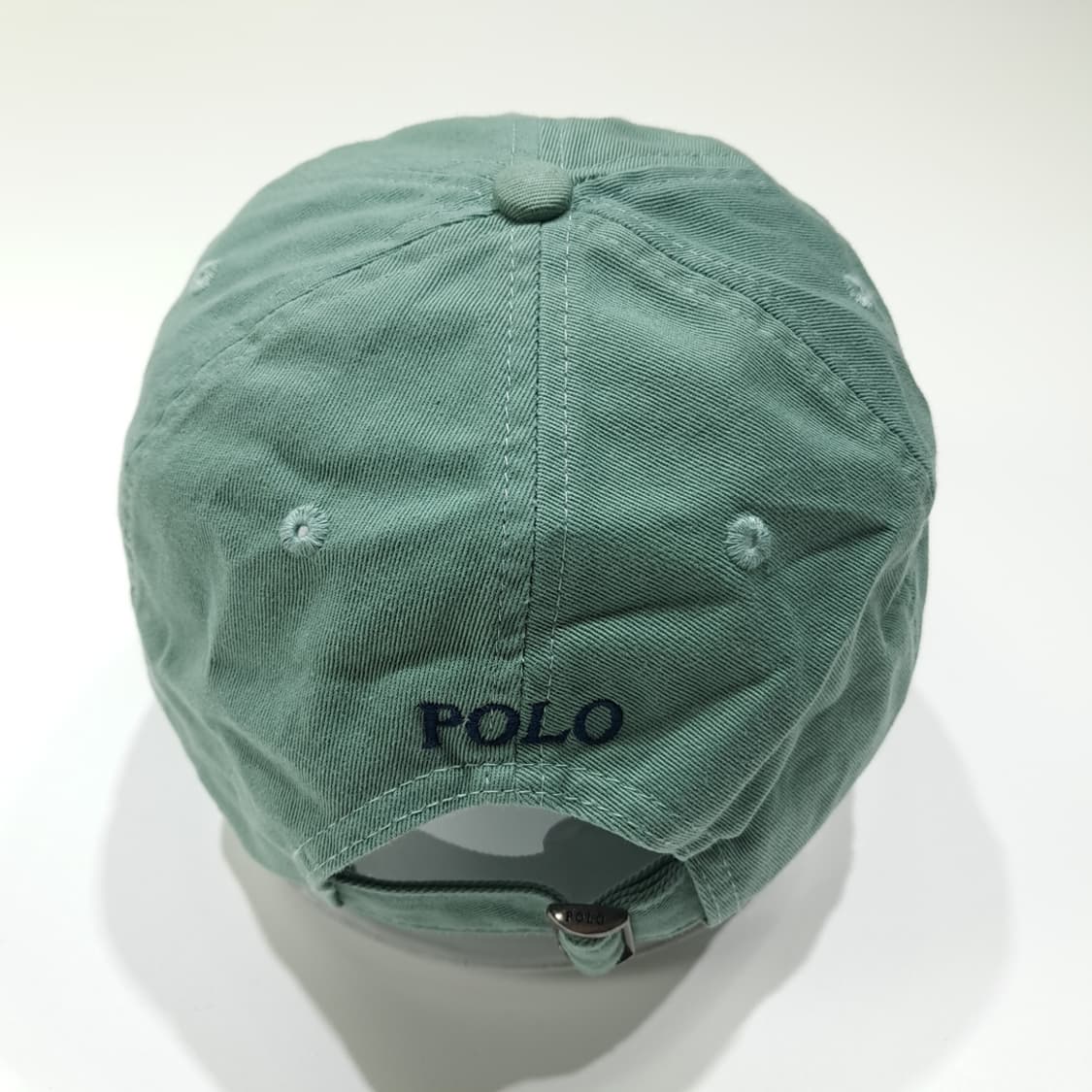 CL458 폴로 코튼 포니자수 민트그린 볼캡 모자 상품이미지5