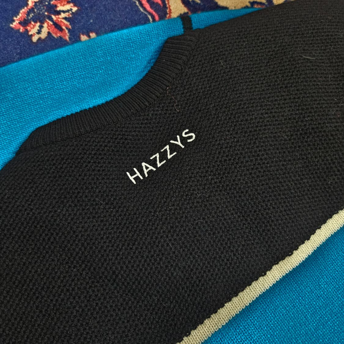 헤지스(HAZZYS) 스트라이프 방풍 니트 스웨터 M 상품이미지4