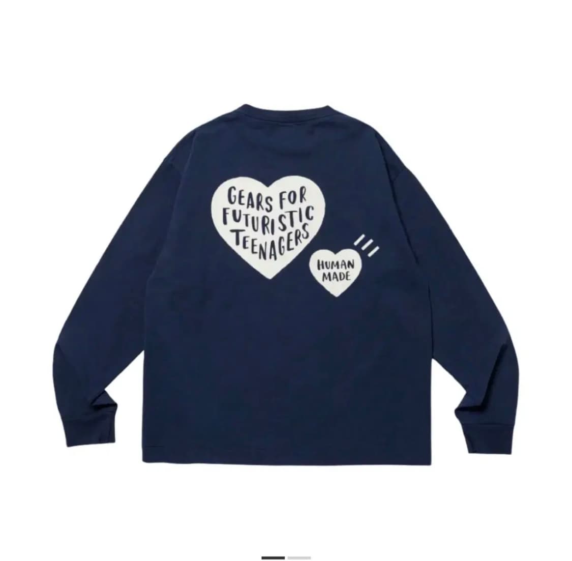 XL) 휴먼메이드 그래픽 롱슬리브 티셔츠 #6 네이비 상품이미지2