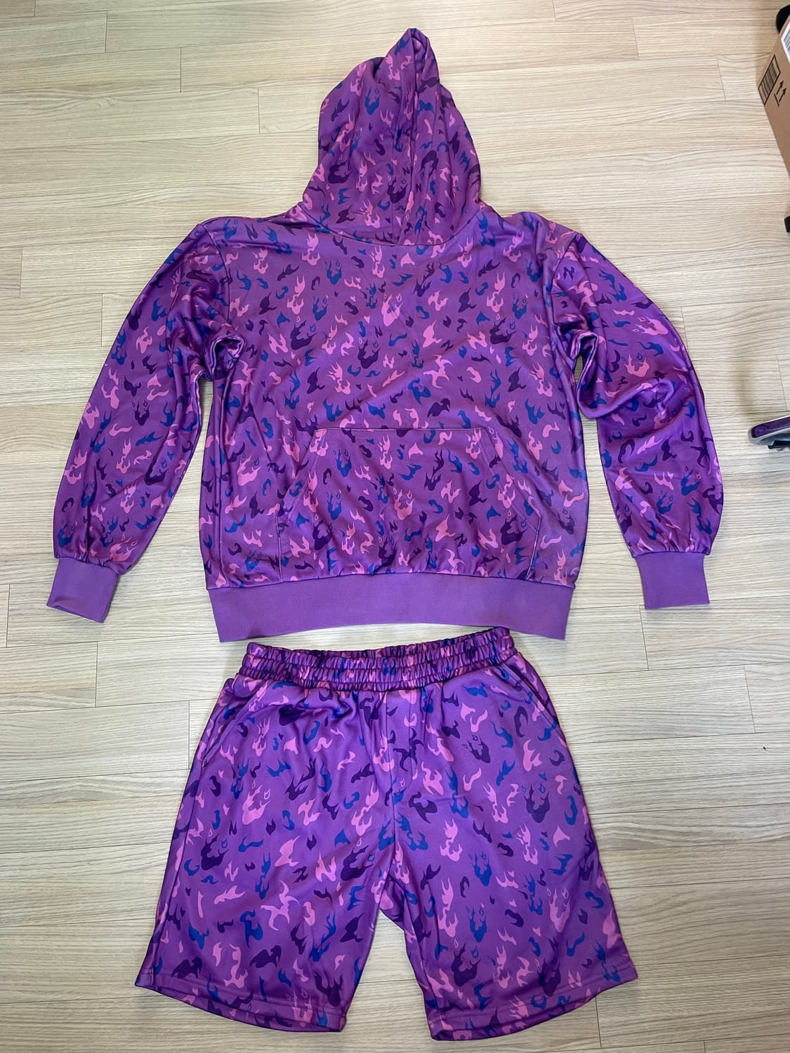 DURAG DEV 후드티, 반바지 셋업 상품이미지1