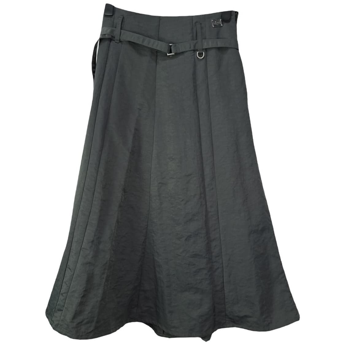 [배드블러드] 벨티드 롱스커트 그레이 M19868 상품이미지2