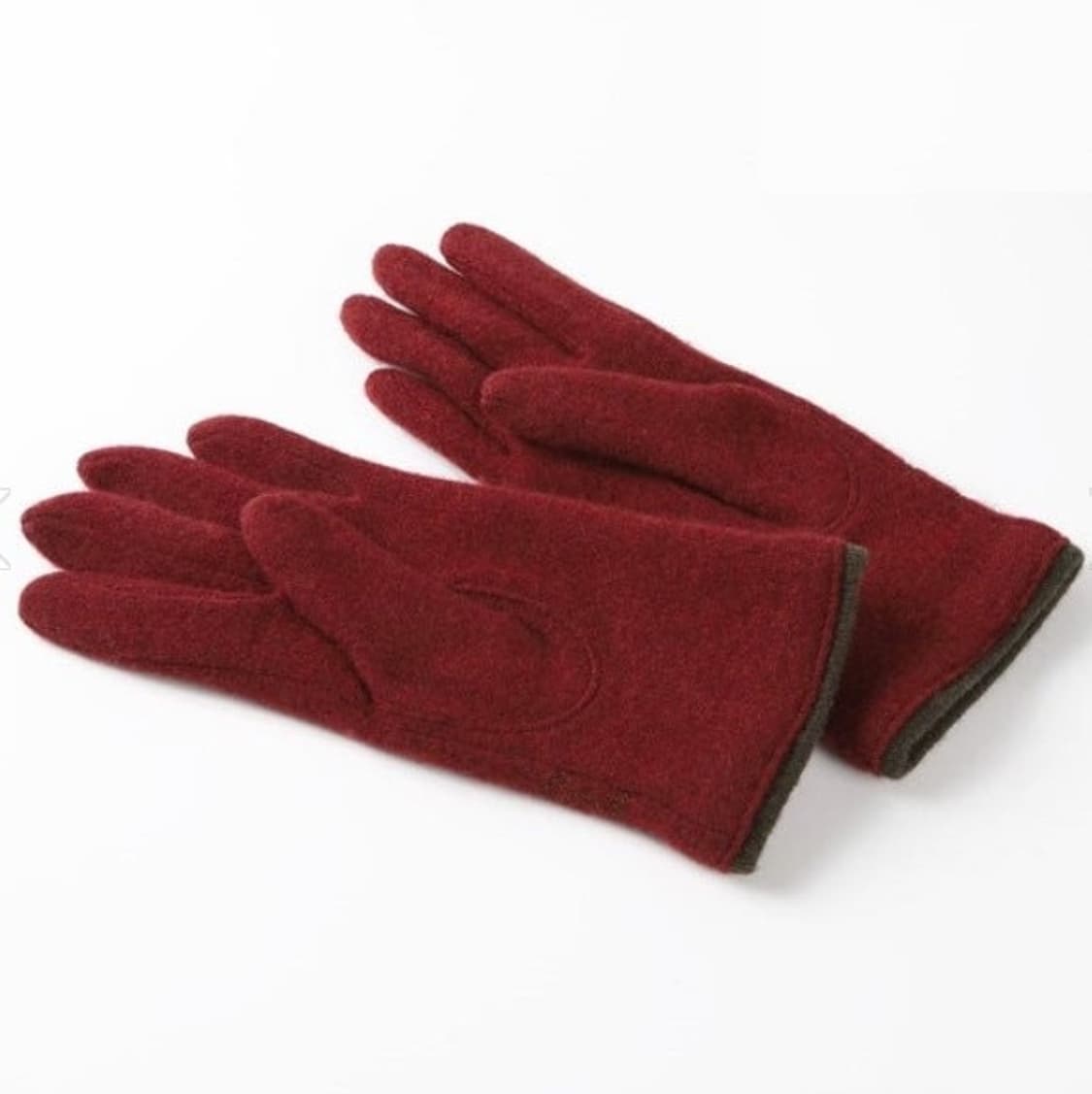 비비안 웨스트우드 빅 orb 자수 울장갑 / 와인 (새상품) 상품이미지2