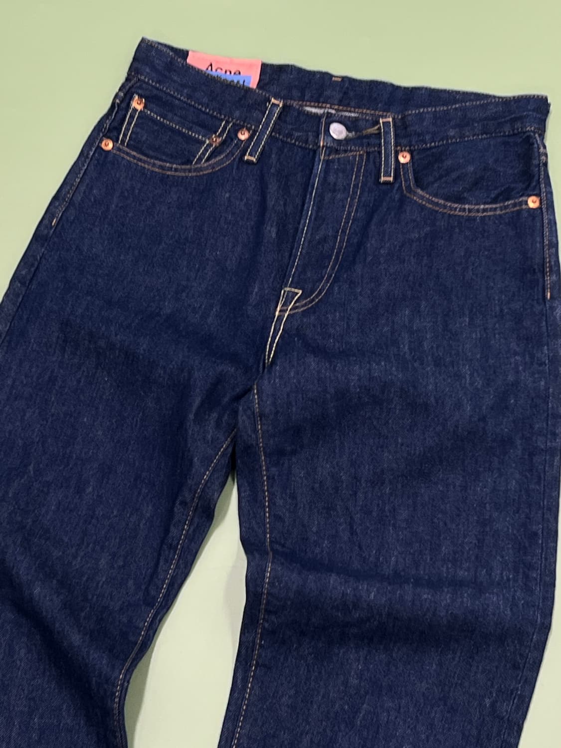 (26/32) 아크네스튜디오 슬림핏 중청 데님 팬츠 상품이미지3