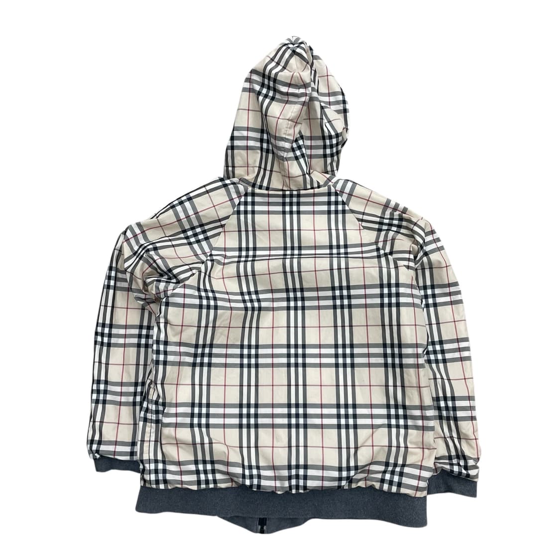 버버리 키즈 체크 후드 집업 상품이미지2