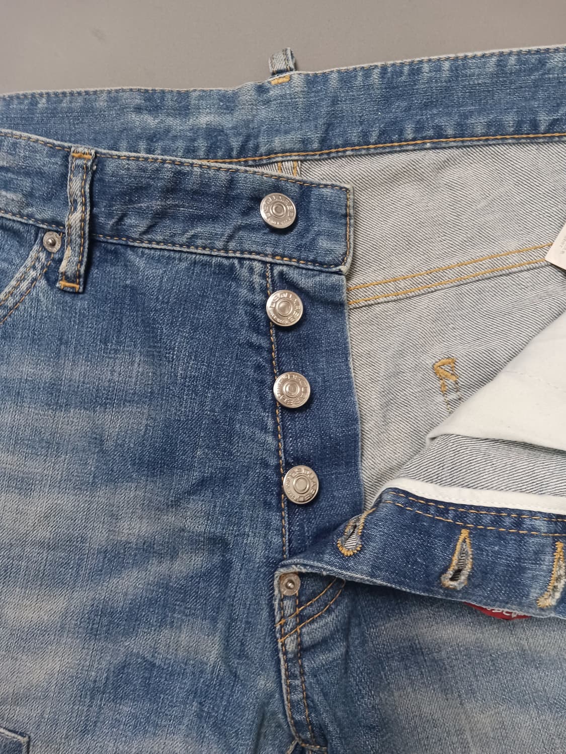 [34] 정품 디스퀘어드2 데미지 리페어 슬림진 청바지 상품이미지6