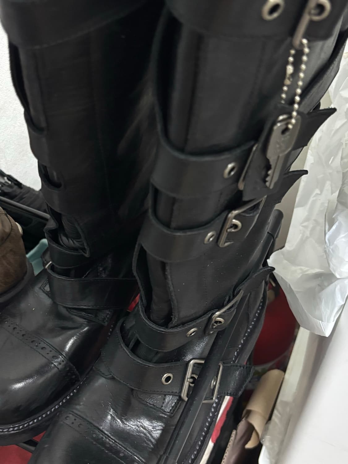 젤라비x야세 워싱카우 캡토 롱 부츠 상품이미지1