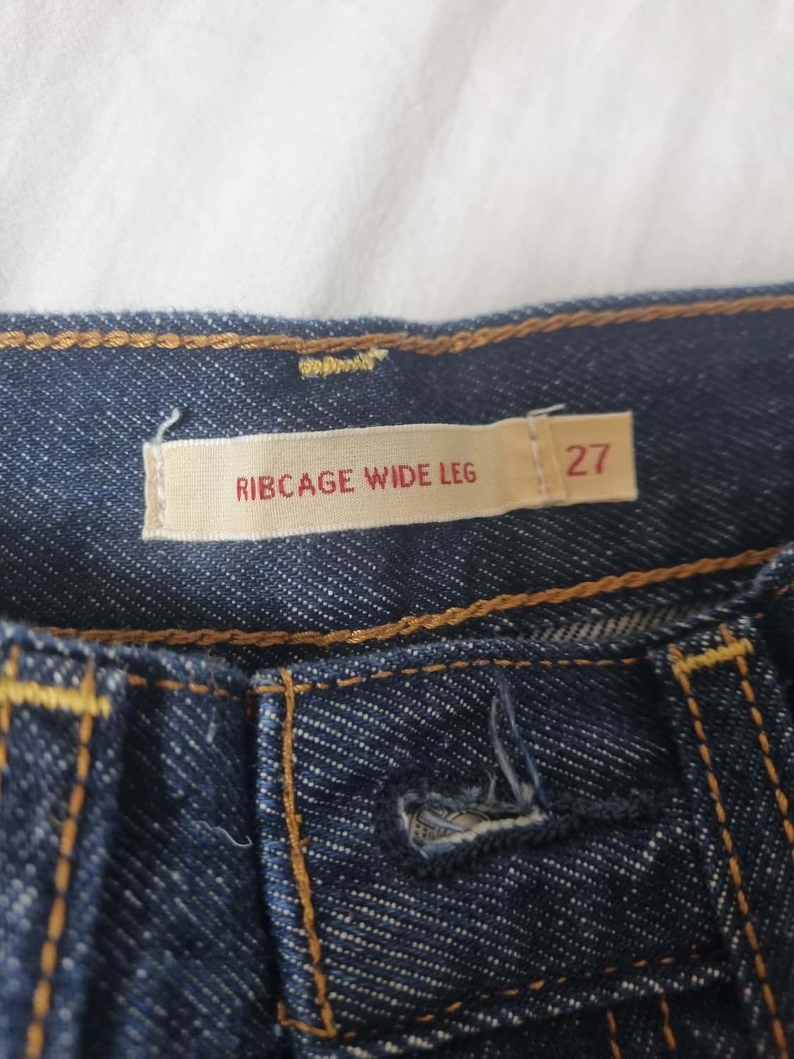 리바이스 Ribcage 와이드 레그 데님 상품이미지2