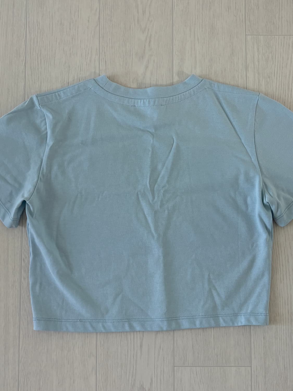 rc logo crop t-shirts (light blue) 상품이미지2