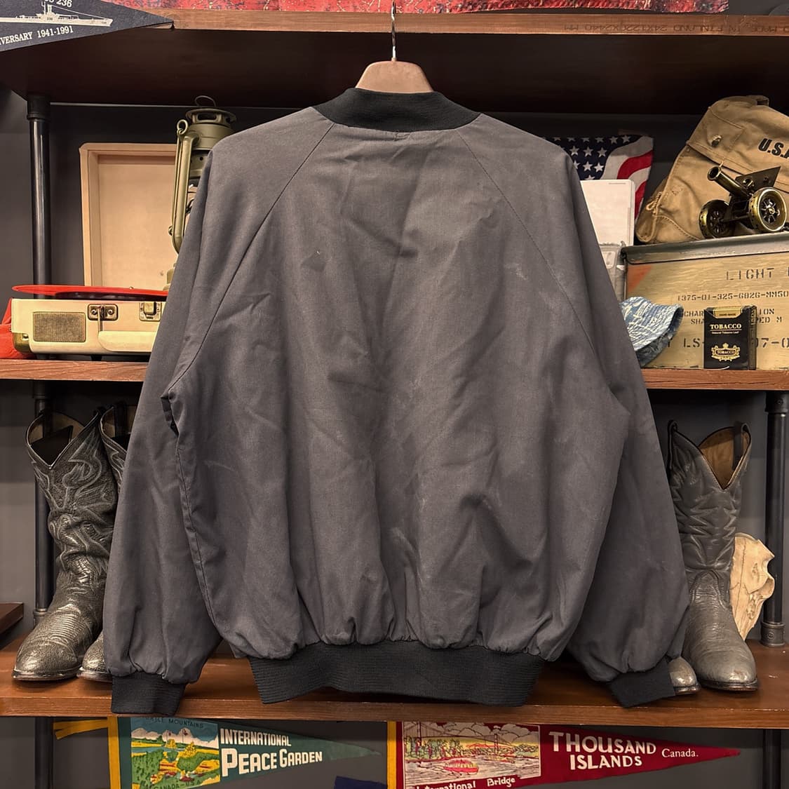 90s 하트웰 로스엔젤레스 씰패치 코튼 믹스 바시티 자켓 N782 상품이미지2