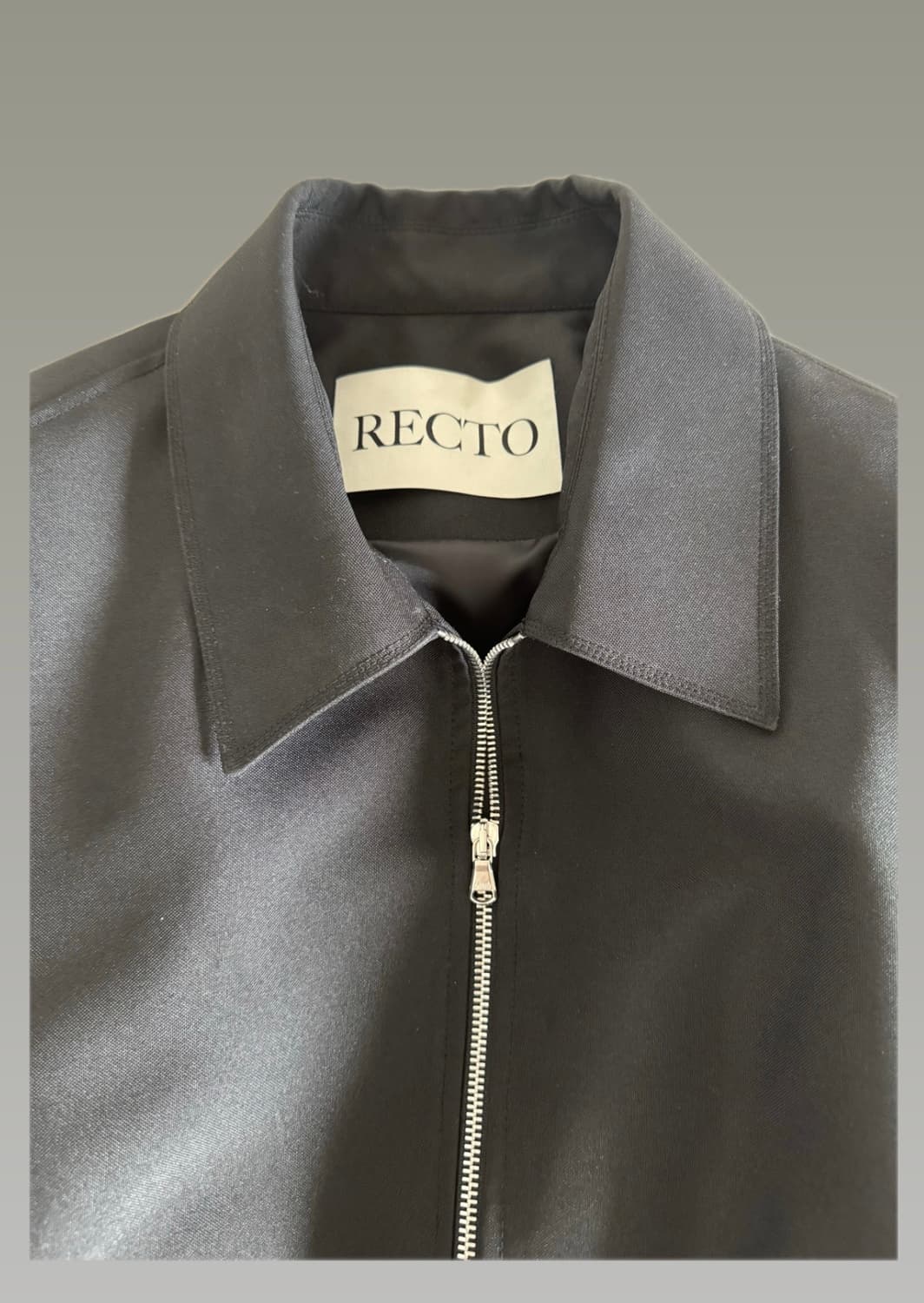 (거의새상품) RECTO 80s 포트 볼링 점퍼 블랙 L사이즈 상품이미지9