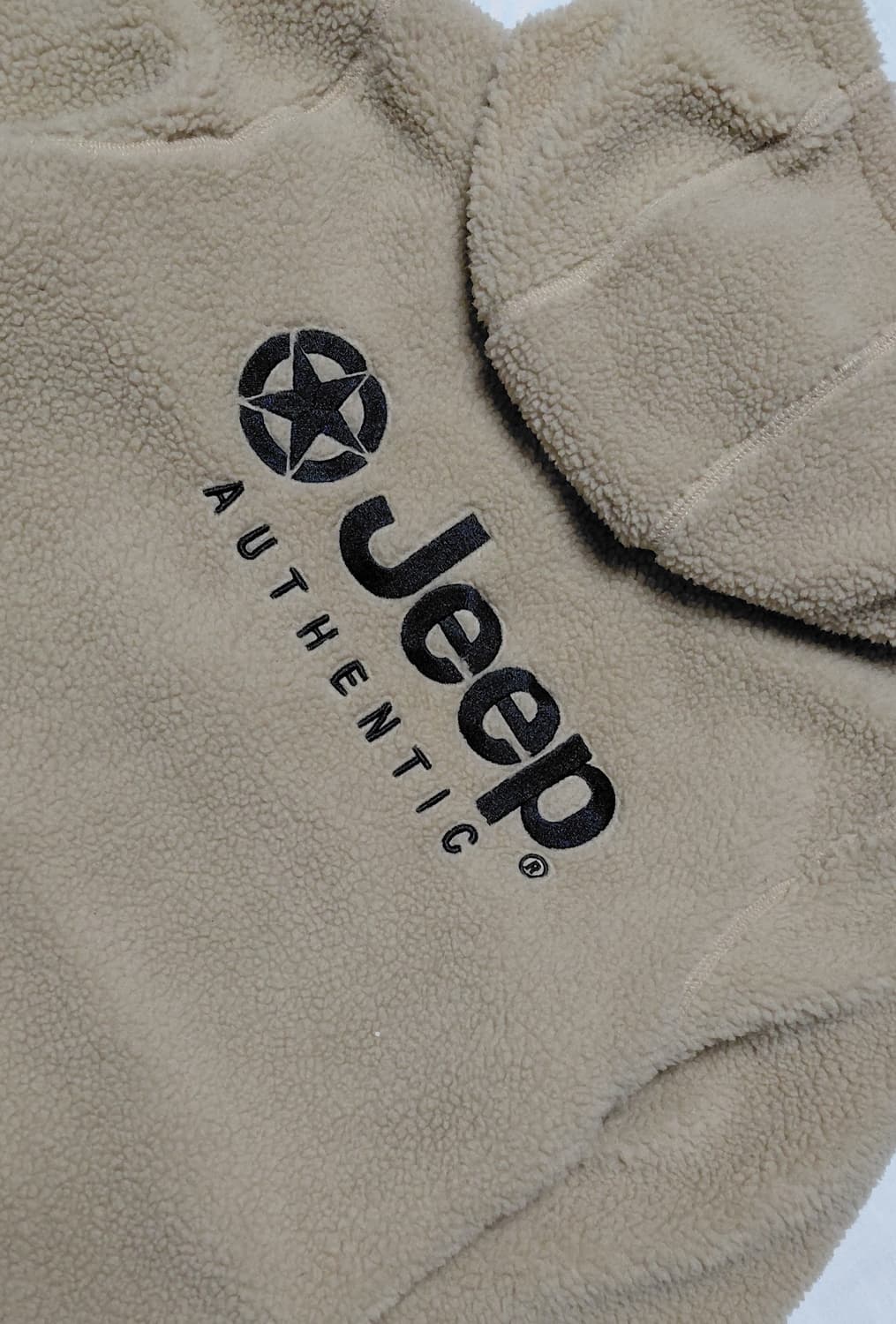 Jeep 양면 후드집업 S(90) 베이지 (무료배송) 상품이미지5