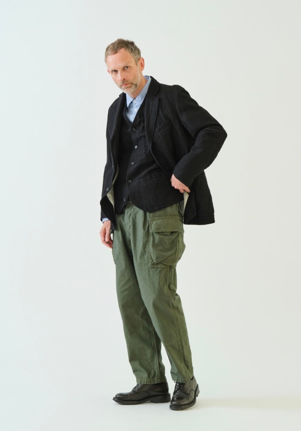 사쥬드크레 Sage de cret 페그탑 백사틴 카고팬츠 M 상품이미지2