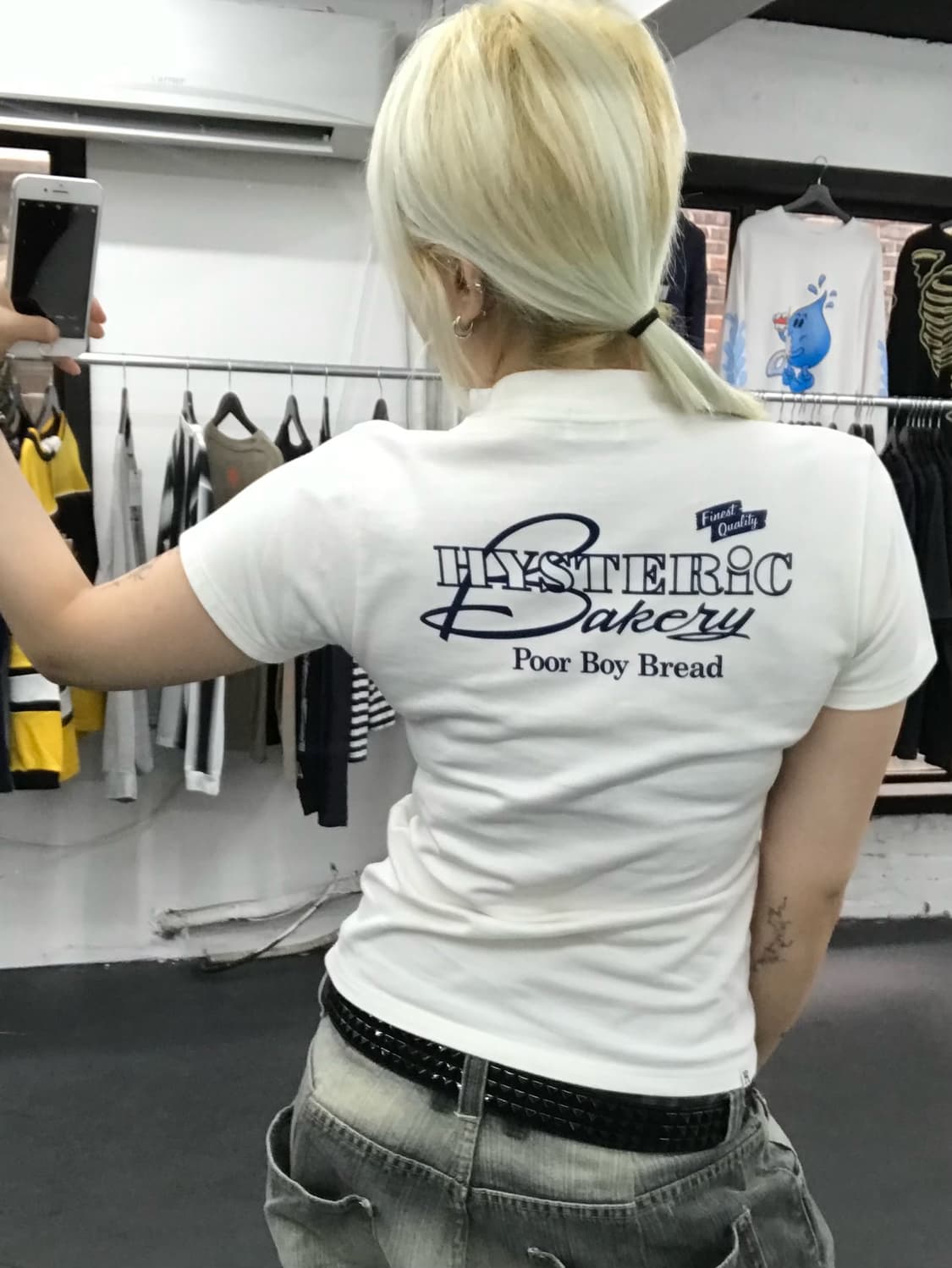 히스테릭 글래머 데빌걸 포켓 티셔츠 상품이미지6