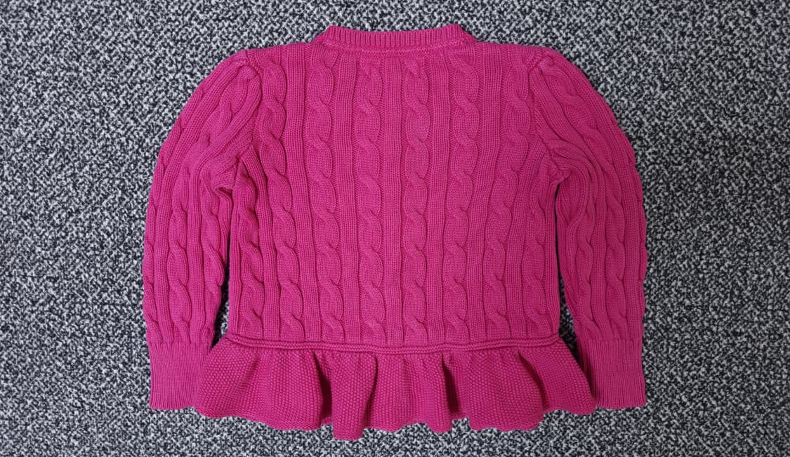 [무료배송][90]폴로 키즈 케이블 니트 가디건 상품이미지2