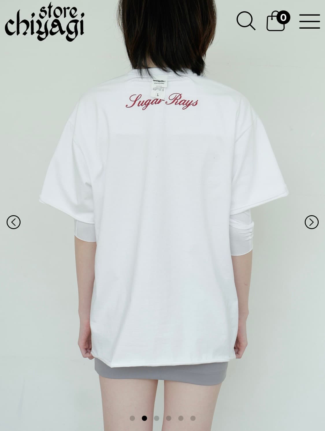 키야기 볼레로 티 white 상품이미지1