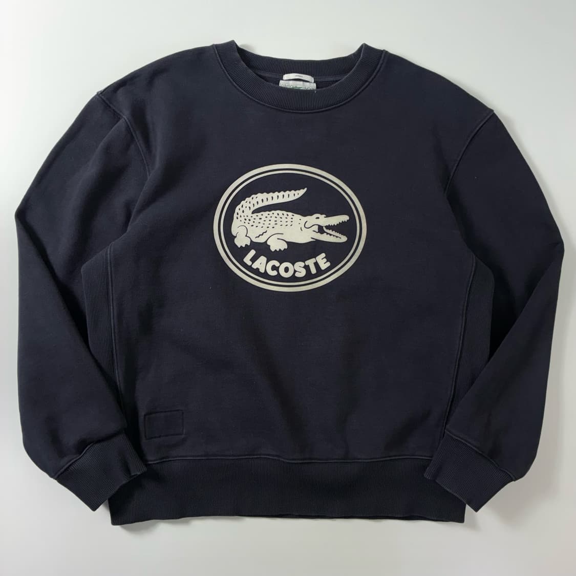 Lacoste  라코스테 코튼 빅크록 다크네이비 맨투맨  상품이미지1