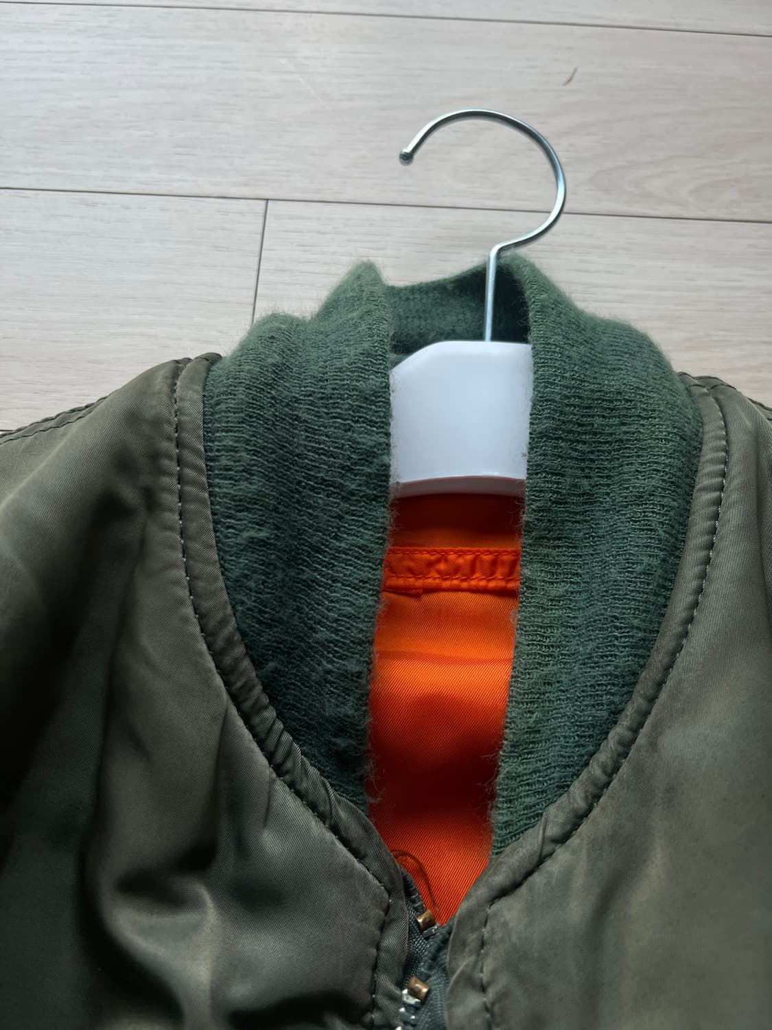 90s 알파인더스트리 ma-1 카키 상품이미지7