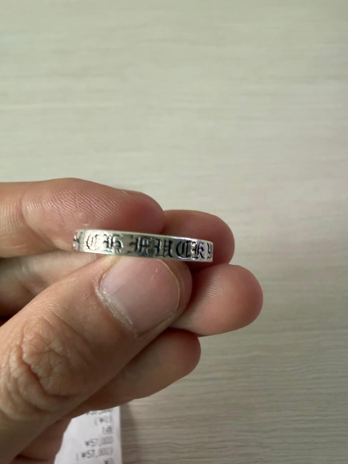 [13호] 크롬하츠 퍽유 스페이서링 3mm 상품이미지8