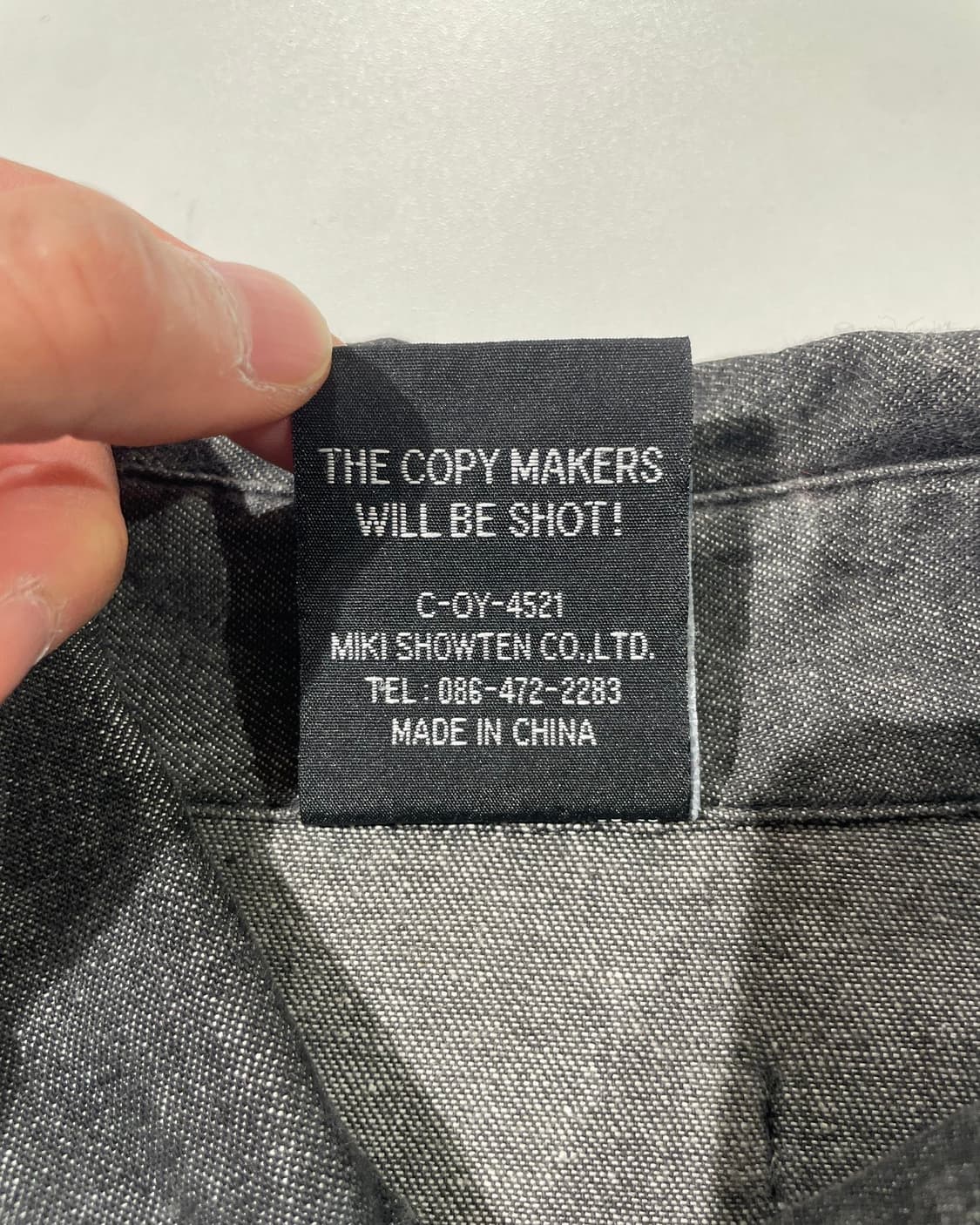 도그타운 흑청 오리엔탈 스트릿 데님 셔츠 상품이미지8