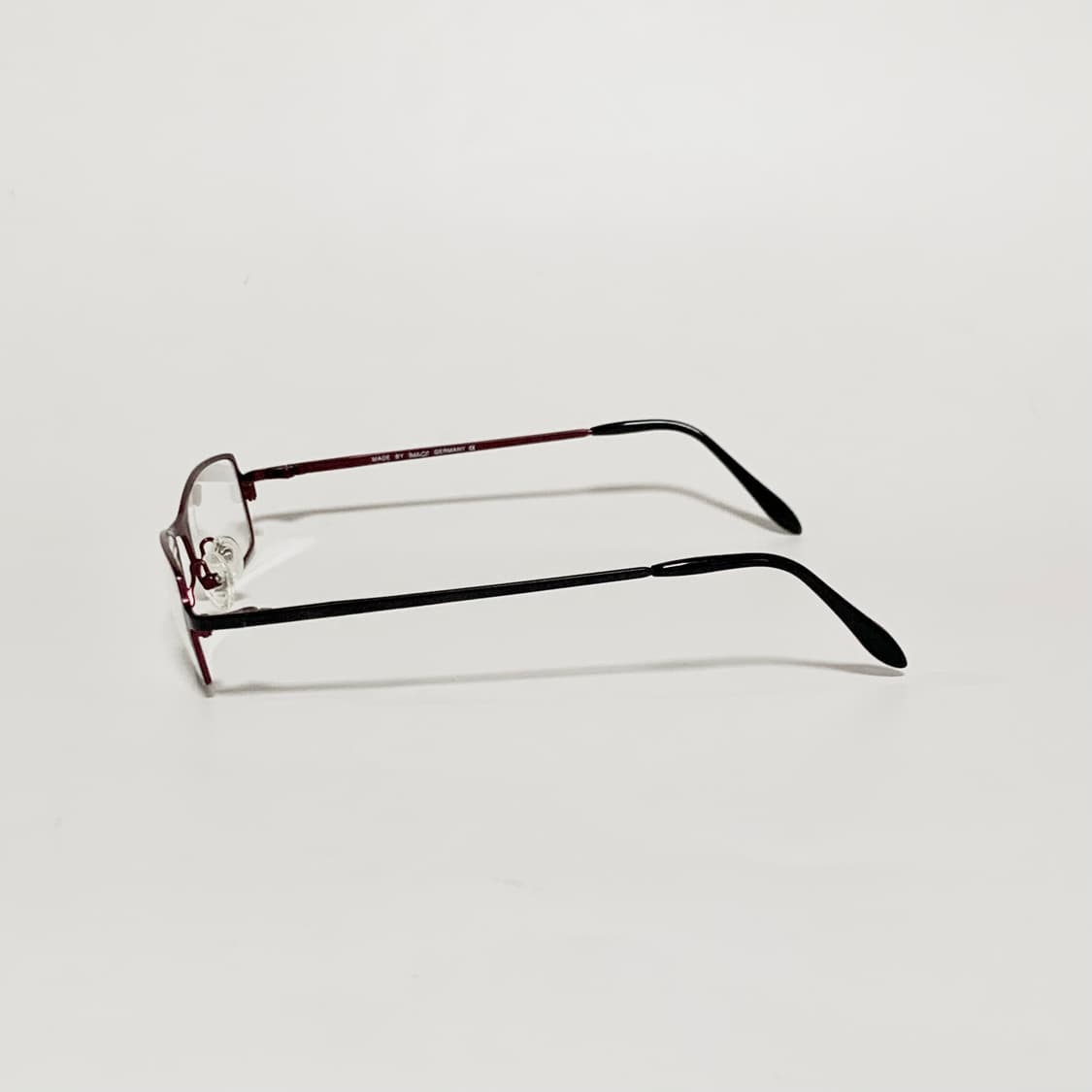 943 빈티지안경 블랙 데드스탁  슬림 사각 메탈 안경테 상품이미지5