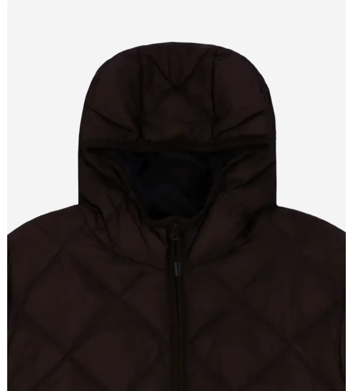 HIKING PATROL 라이트 후드다운 자켓 다크브라운 상품이미지3