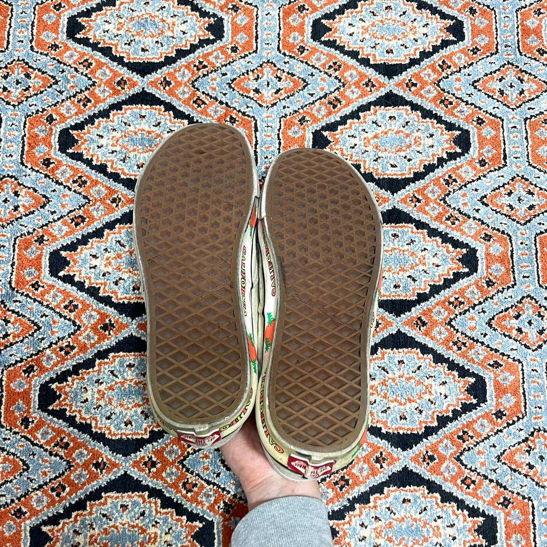 반스 캘리포니아 어센틱 아이보리 스니커즈 US8 상품이미지5