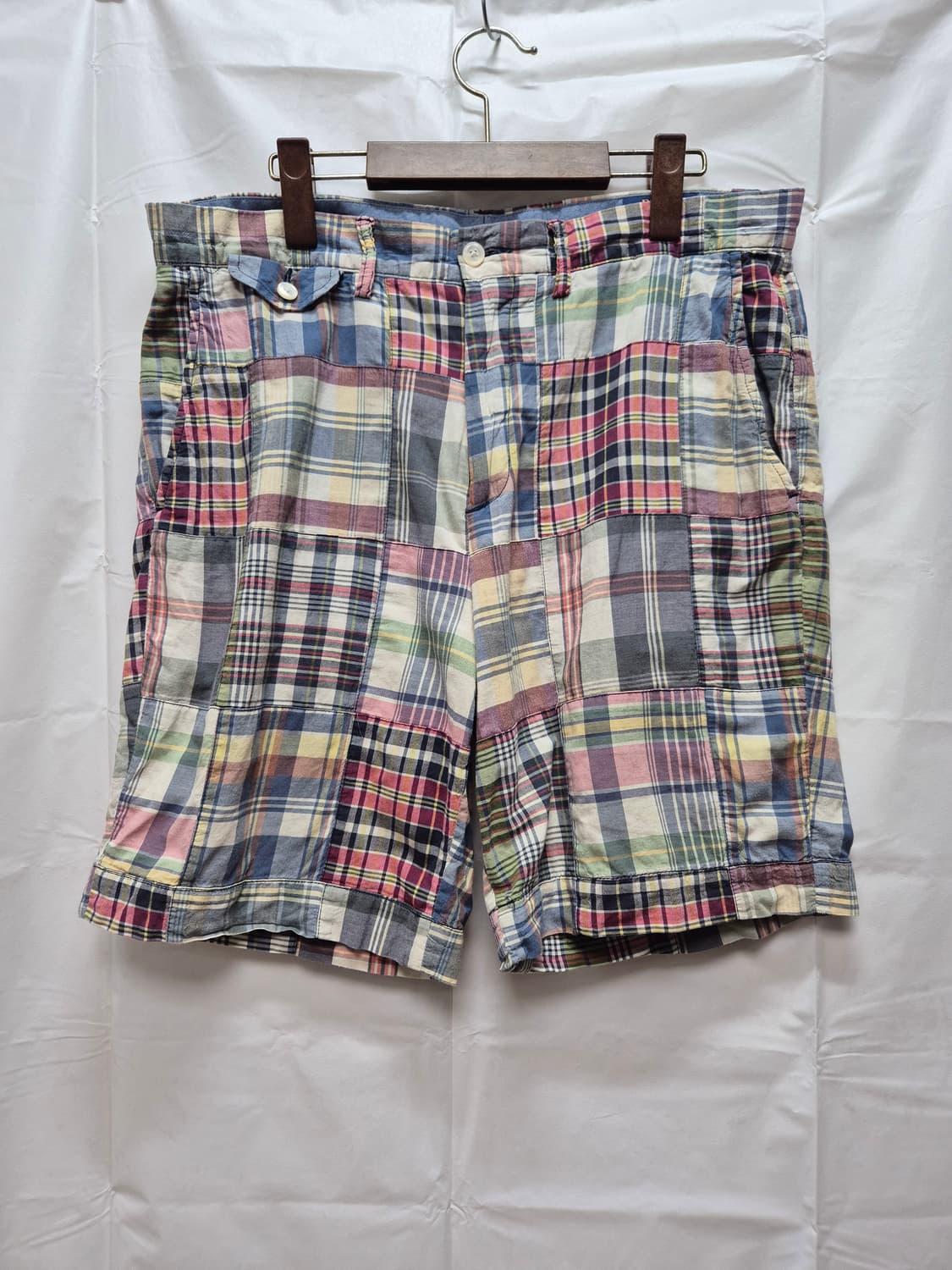 폴로 패치워크 하프팬츠  상품이미지1