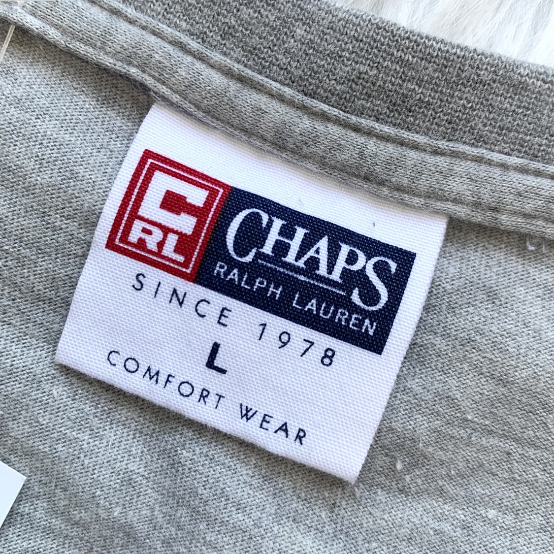 챕스 랄프로렌 CHAPS 레터링 반팔 티셔츠 1525 상품이미지6