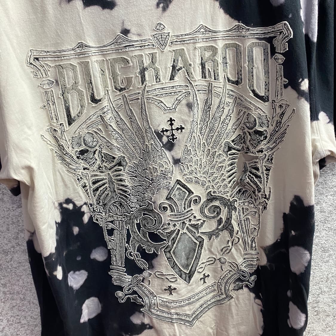 버커루 30수 아트웍 제트블랙 반팔 티셔츠 B4614 상품이미지3