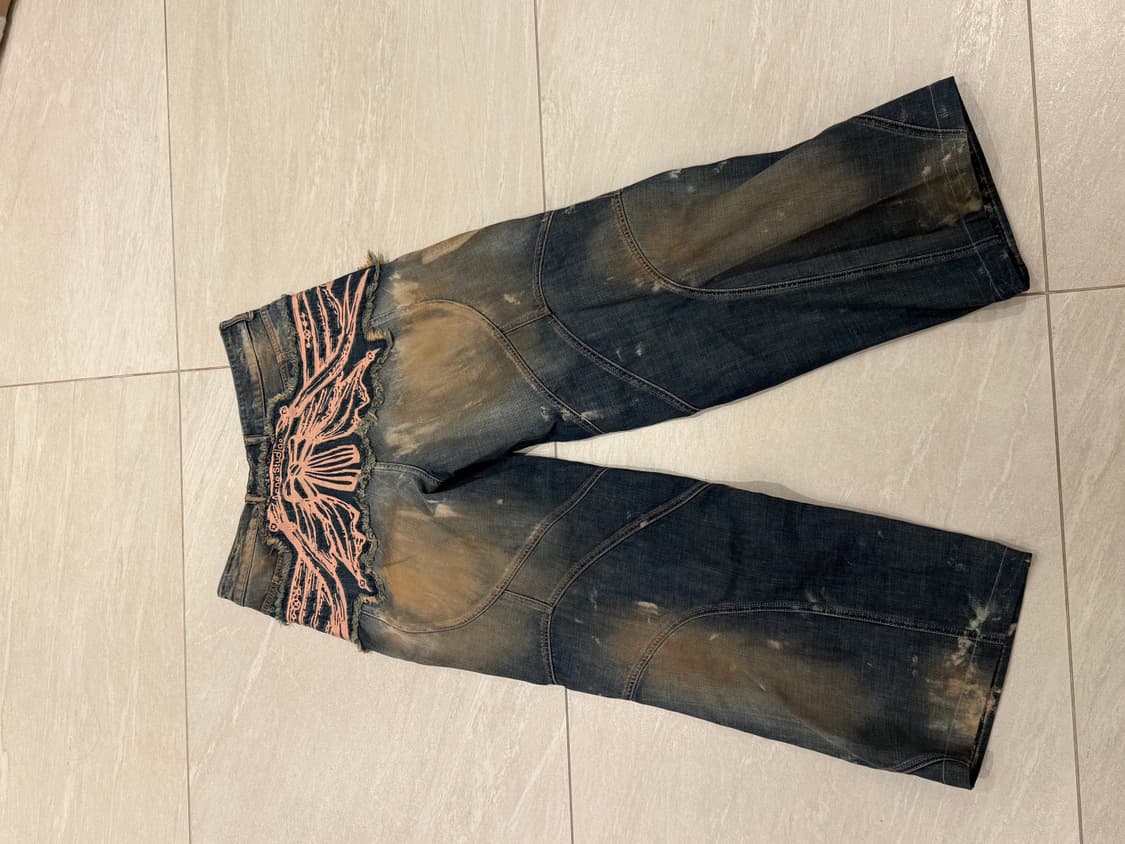 Acne Studios 버터플라이 데님 팬츠 상품이미지9