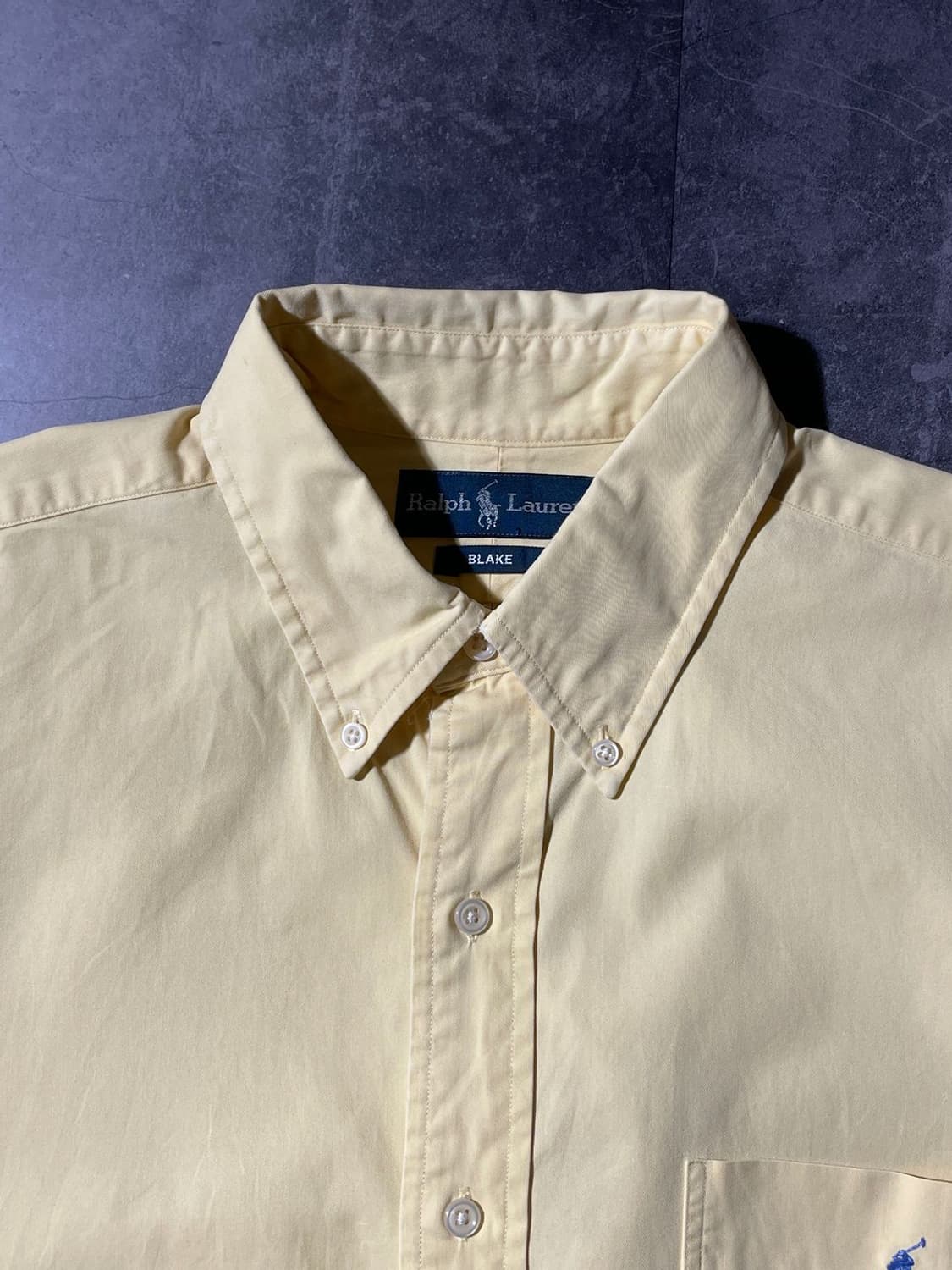 RALPH LAUREN 랄프로렌 옐로우 코튼셔츠 상품이미지2