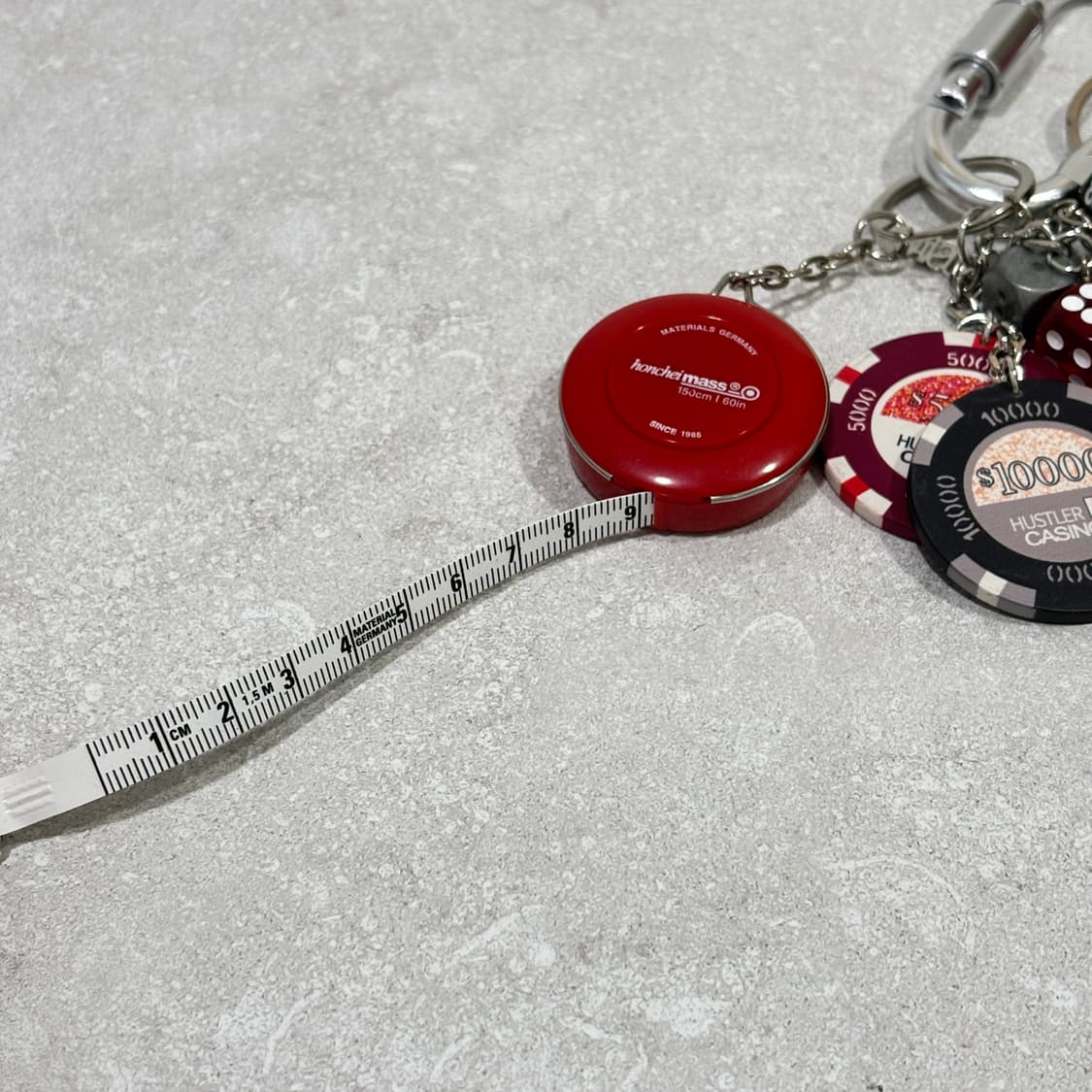 Oribell 미니 스패너 줄자 겜블칩 카라비너 유틸리티 키링 열쇠고리 상품이미지4