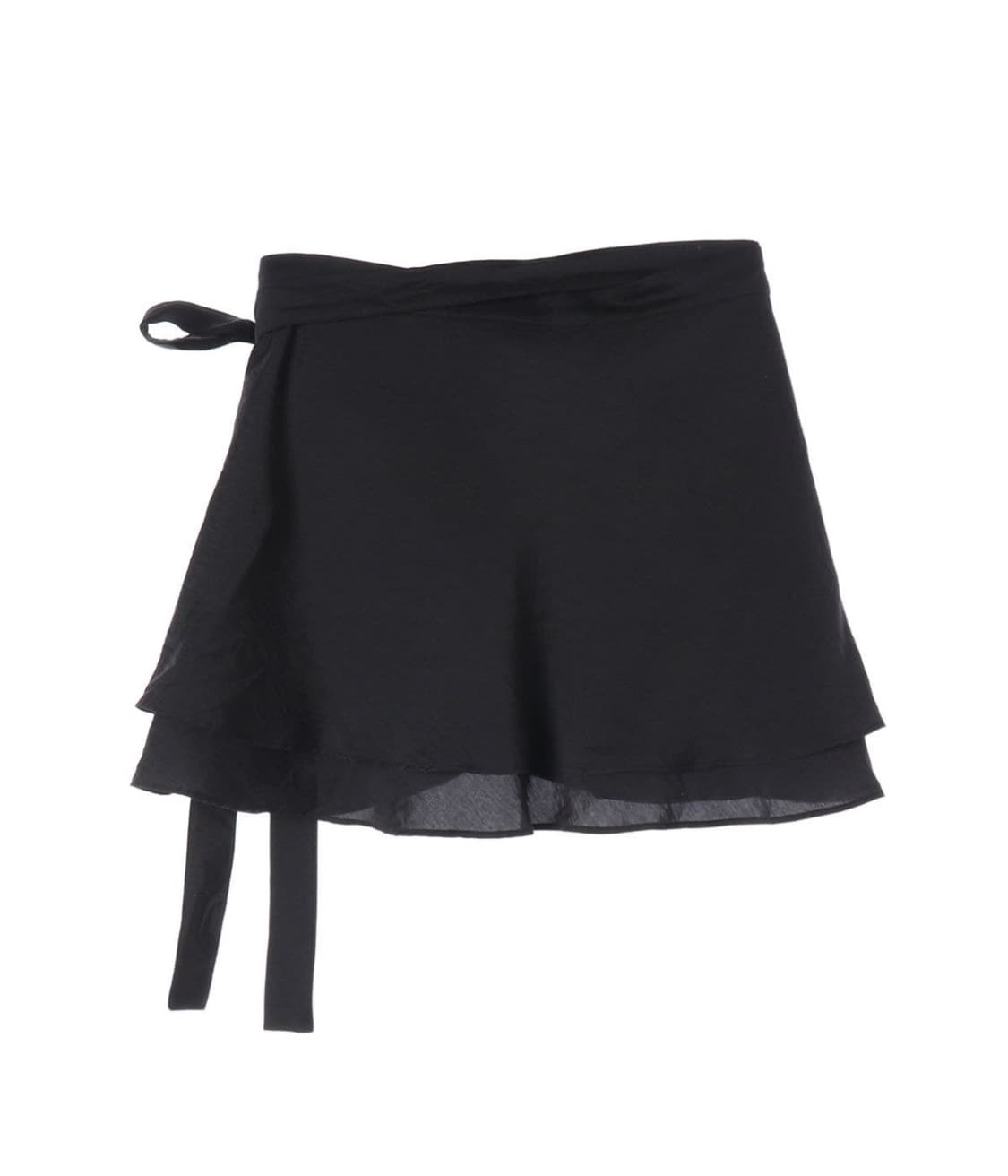 낫유어로즈 케이트 랩스커트 블랙 S 상품이미지2