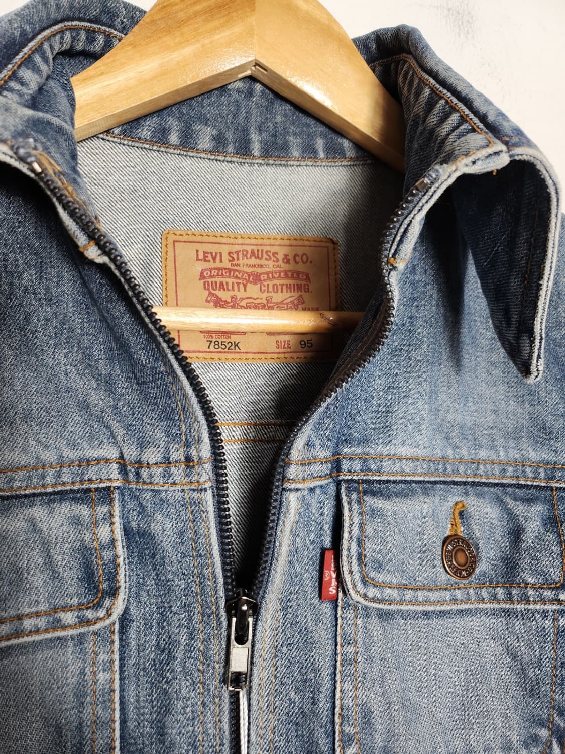 리바이스 데님 집업 자켓 상품이미지3