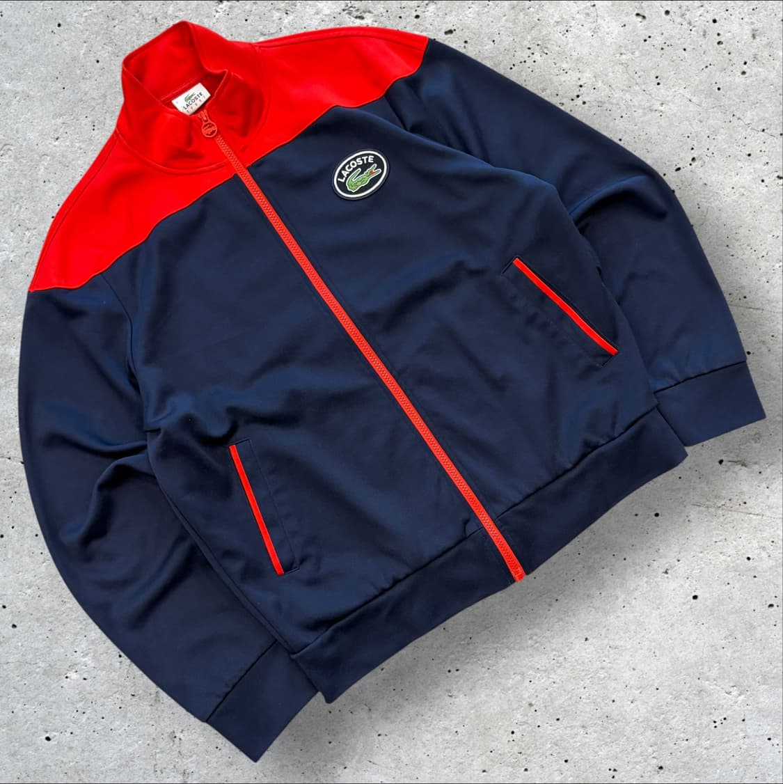 [105] 라코스테 스포츠 네이비/레드 트랙 자켓 D116 상품이미지1